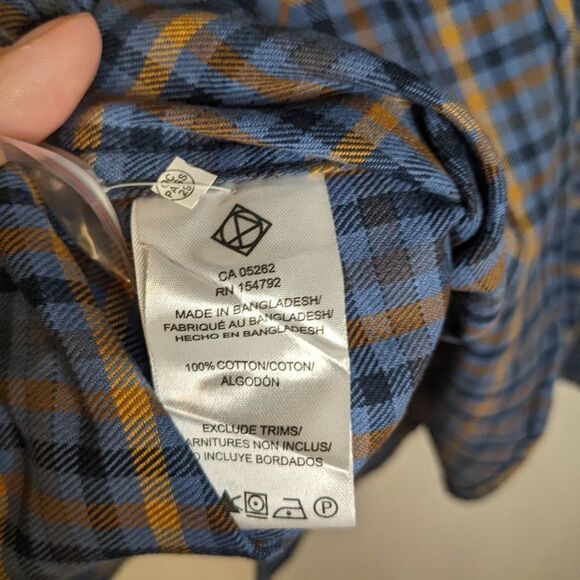 POINT Zero Flannel Button Down NWT - Picture 5 of 5